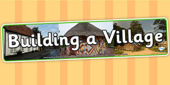 Building a Village Photo Display Banner - building a village, display banner, IPC, building a village display banner, IPC display, village banner