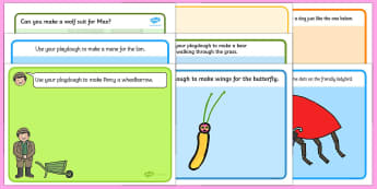 Story Themed Playdough Mats Pack - malleable, stories, tales, play dough. playdoh, create, build, make