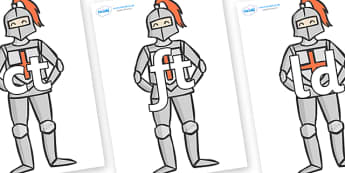 Final Letter Blends on Knights - Final Letters, final letter, letter blend, letter blends, consonant, consonants, digraph, trigraph, literacy, alphabet, letters, foundation stage literacy