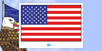 USA Flag Display Poster - usa flag, usa, flag, display poster