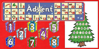 Ready Made Advent Display Pack - ready made, advent, display