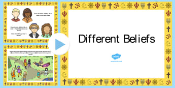 Different Religions PowerPoint - religion, religions, belief, multi