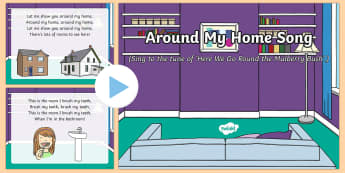 Around My Home Song PowerPoint