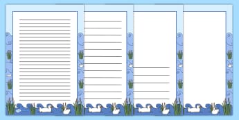 Rivers Page Borders - world rivers, river, world, geography, biggest rivers, big, page border, border, writing template, writing aid, writing, The River Thames, The Amazon, The River Nile, The Mississippi, The Ganges, The Yangtze