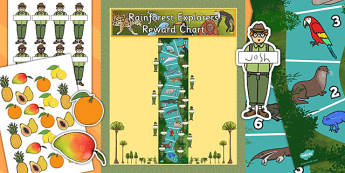 Rainforest Explorers Reward Display Pack - rainforest, explorers