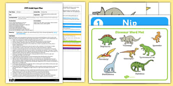 EYFS Dinosaur Dig Adult Input Plan and Resource Pack