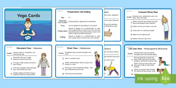 KS1 Yoga Information Cards