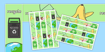 Reduce Reuse Recycle Display Borders - recycling, eco friendly