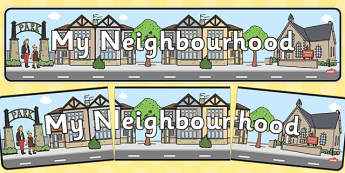 My Neighbourhood Display Banner - my neighbourhood, display, banner