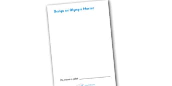 Design an Olympic Mascot - Olympics, Olympic Games, sports, Olympic, London, 2012, olympic mascot, creative, design, draw, how to design your own mascot, Olympic torch, flag, countries, medal, Olympic Rings, mascots, flame, compete, tennis, athlete, 