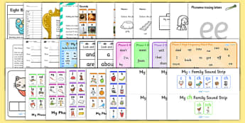 Parents Phonics Pack - parents, phonics, pack, sounds, phase
