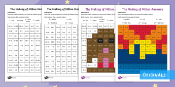 The Making of Milton Subtraction Maths Mosaics Activity Sheets - twinkl fiction, The making of milton, maths, mosaics, subtraction, KS1, worksheet, worksheets