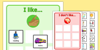 KS3 All About Me - ks3, all about me, myself, likes, dislikes, food, activities, places, sen