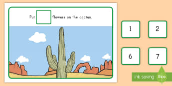 Desert Counting Playdough Mats - desert habitat, desert, desert animals, habitats, counting, number recognition, playdough mats