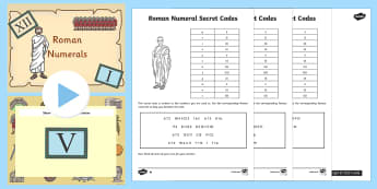 Roman Numerals Task Setter Powerpoint and Worksheets - roman numerals, task setter, powerpoint, worksheets, roman numerals powerpoint, numeracy, maths