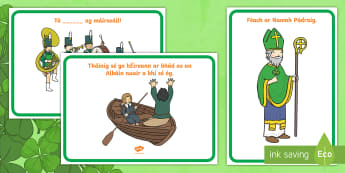 St. Patrick's Day  Display Posters - la feile padraig, Lá féile Pádraig, La Fheile Phadraig, lá le Phádraig, Gaeilge - St. Patrick's Day, St. Patrick, Lá le Pádraig, ROI, Irish, Posters, Display,Irish