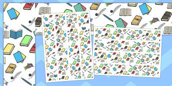 Writing Themed A3 Display Borders - writing, display borders, display