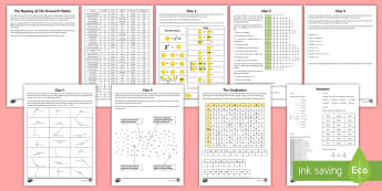 UKS2 The Mystery of The Firework Filcher Maths Game - Maths, Murder mystery, mystery, mystery maths, problem solving, algebra, coordinates, co-ordinates, 