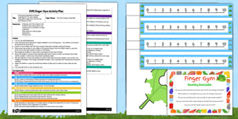 Munching Caterpillar EYFS Finger Gym Plan and Resource Pack To Support Teaching On The Very Hungry Caterpillar - bugs, minibeast, insect, butterfly, Eric Carle