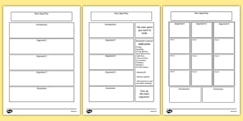 Persuasive Writing Template - persuasive writing, template, templates, help, prompt, arguments, evidence, for and against, display, banner, sign, poster, finding arguments, writing