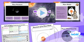 Science: Earth and Space: Movement of the Moon Year 5 Lesson Pack 6