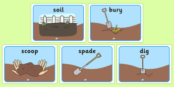 Digging Area Display Words - Digging Area, dig, bury, spade, soil, scoop, trowel, display, poster, mud, muddy, ground