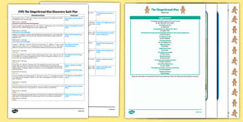EYFS The Gingerbread Man Discovery Sack Plan and Resource Pack - discovery sack, gingerbread