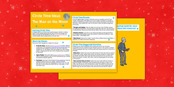Man on the Moon Circle Time Activities - man on the moon, circle time, activities