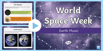 Earth Music Activity PowerPoint