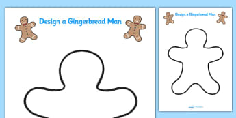 Design Your Own Gingerbread Man -  design your own gingerbread man, gingerbread, gingerbread man, design, how to make, mz gingerbread man, designing, creative, creativity, activity, resources