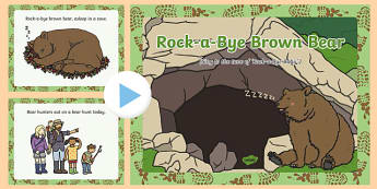 Rock-a-Bye Brown Bear Song PowerPoint