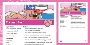 Coconut Barfi Recipe - cooking, recipes, diwali, festivals, cook