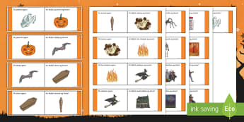 Halloween Loop Cards Gaeilge  - oíche shamhna, october, cluiche, game, irish,Irish