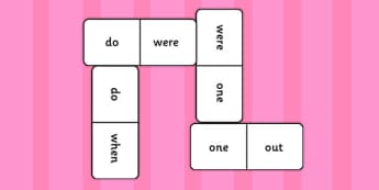 Phase 4 Tricky Words Dominoes - phase 4, tricky words, dominoes
