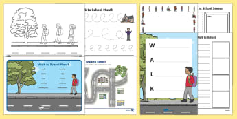Top Ten Walk to School Month  Activity Pack