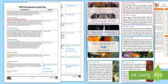 EYFS Pets Discovery Sack Plan and Resource Pack - EYFS, pets, resource pack, animals