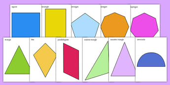 2D Shape A4 Cut-Outs - numeracy, geometry, shapes, 2d, 2D shape A4 cut outs, 2D shapes, 2D shape cut outs, cut outs, shape cut outs, a4 cut outs, shape A4 cut outs