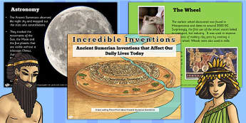 Ancient Sumerian Inventions Informative PowerPoint - sumer  
