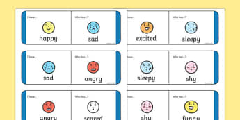 Feelings and Emotions Loop Cards