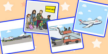 Sequencing Cards Going on Holiday - sequencing, cards, holiday