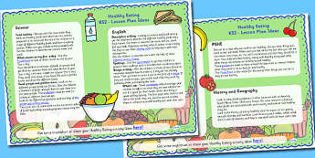 Healthy Eating Lesson Plan Ideas KS2 - healthy eating, KS2, ideas