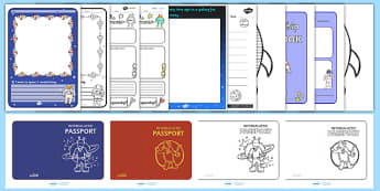 Space Themed Writing Activity Pack - write, writing aid, literacy