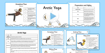 Arctic Yoga Story PowerPoint Pack - yoga story, yoga, story, powerpoint, pack, arctic