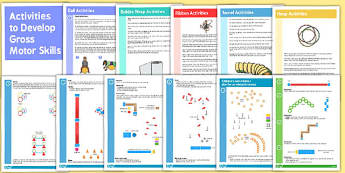 Activities to Develop Gross Motor Skills Booklets - motor skills