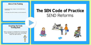 The SEN Code of Practice PowerPoint Secondary - sen code of practice, powerpoint, secondary, sen, code, practice