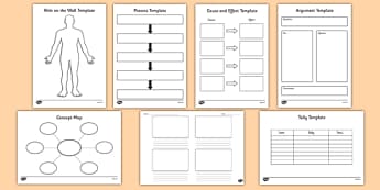Graphic Organisers Pack - graphic organiser, pack, resource pack, graphic, organiser