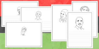 Black History Month Writing Frames - black history month, writing frames, significant individuals