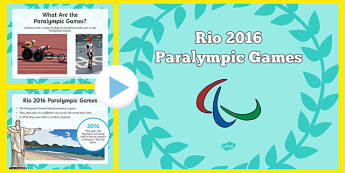 Rio Paralympics 2016 SEN Information PowerPoint