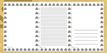Pirate Ship Portrait Page Borders- Portrait Page Borders - Page border, border, writing template, writing aid, writing frame, a4 border, template, templates, landscape