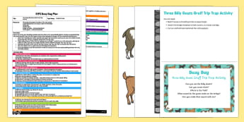 EYFS The Three Billy Goats Gruff Trip Trap Activity  Busy Bag Plan and Resource Pack